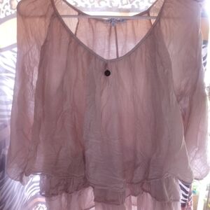Tempo Paris Small Pink Blouse